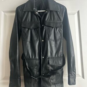 H&M Black Leather Jacket
